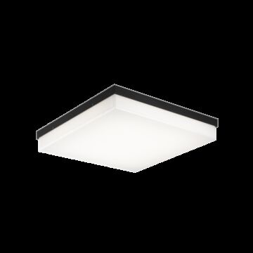 Kabu One Light Flush Mount in Oxidized Black by Matteo Lighting