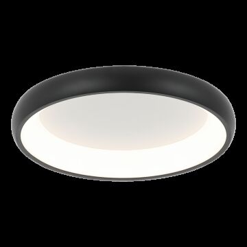 Maverick LED Flush Mount in Matte Black by Matteo Lighting