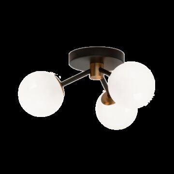 Novu LED Pendant in Aged Gold Brass by Matteo Lighting