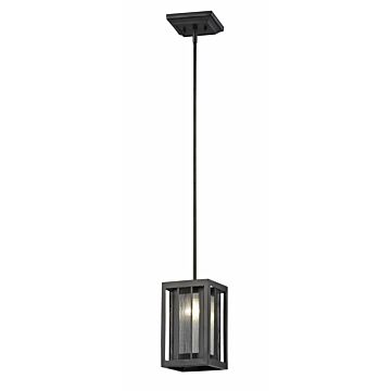 Z-Lite Meridional 1-Light Pendant Light In Bronze