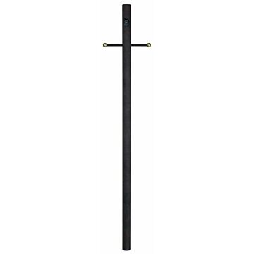 Craftmade Smooth Direct Burial 84" Outdoor Post Light Posts in Rust