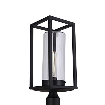Neo One Light Post Mount in Midnight by Craftmade
