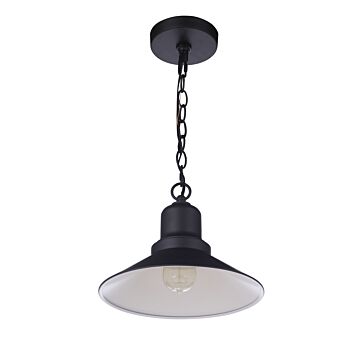 Singleton One Light Outdoor Pendant in Midnight by Craftmade