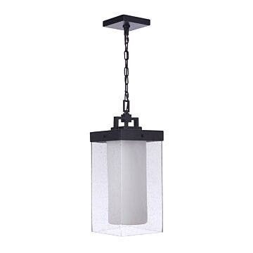 Hayner One Light Outdoor Pendant in Midnight by Craftmade