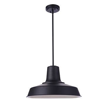 Briscoe One Light Outdoor Pendant in Midnight by Craftmade