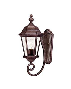Savoy House Wakefield 1 Light Outdoor Wall Lantern in Walnut Patina