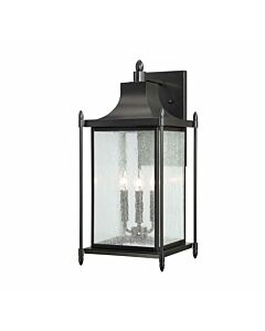 Savoy House Dunnmore 3 Light Outdoor Wall Lantern in Black