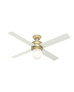 Hunter Hepburn 52 Inch Indoor Ceiling Fan in Modern Brass