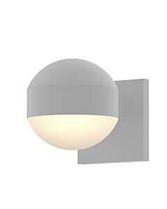 Sonneman REALS 5 Inch Downlight LED Wall Sconce in Textured White