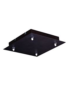 ET2 RapidJack Xenon 4 Light Square Pendant in Bronze