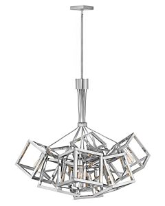 Fredrick Ramond Ensemble 9-Light Pendant In Polished Nickel*